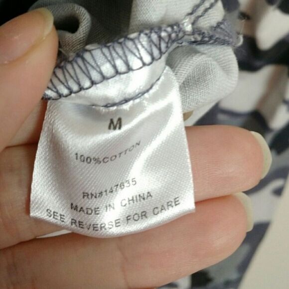 Romeo and Juliet Grey Camo Print Military Jacket Shacket SZ Medium - Picture 6 of 7